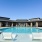 pool with spacious surroundings